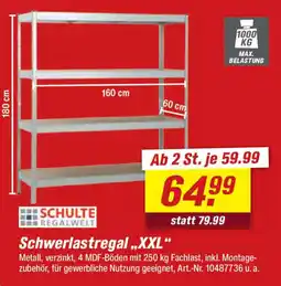 toom Baumarkt Schulterlastregal „XXL“ Angebot