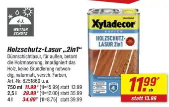 toom Baumarkt Xyladecor Holzschutz-Lasur 2in1 Angebot