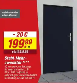 toom Baumarkt Stahl-Mehrzwecktür Angebot