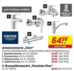 toom Baumarkt Armaturenserie „Start“ Angebot
