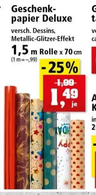 Thomas Philipps Geschenkpapier Deluxe Angebot