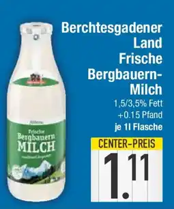 E-Center Berchtesgadener Land Frische Bergbauern- Milch Angebot
