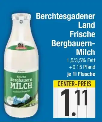 E-Center Berchtesgadener Land Frische Bergbauern- Milch Angebot