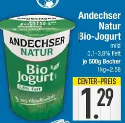 E-Center Andechser Natur Bio-Jogurt Angebot