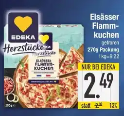 E-Center EDEKA Herzstücke Elsässer Flammkuchen Angebot