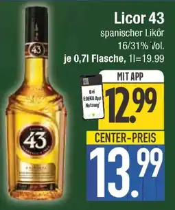 E-Center Licor 43 spanischer Likör Angebot