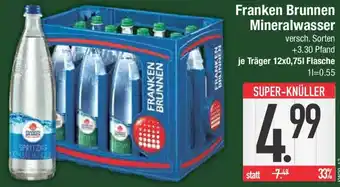E-Center Franken Brunnen Mineralwasser Angebot