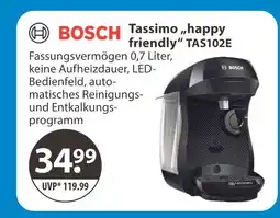 V Markt Bosch tassimo „happy friendly“ tas102e Angebot