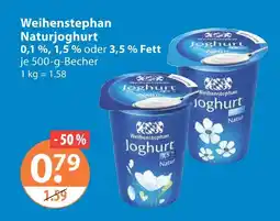 V Markt Weihenstephan naturjoghurt Angebot