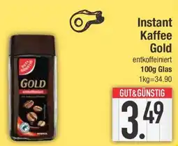 E-Center GUT& GÜNSTIG Instant Kaffe Gold Angebot