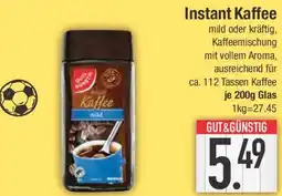 E-Center GUT& GÜNSTIG Instant Kaffee Angebot