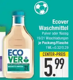 E-Center Ecover Waschmittel Angebot