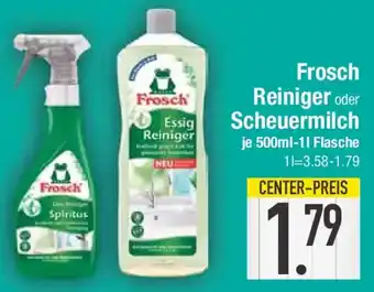 E-Center Frosch Reiniger oder Scheuermilch Angebot