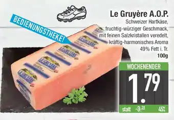 E-Center Le Gruyère A.O.P. Schweizer Hartkäse Angebot