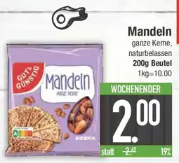 E-Center GUT&GUNSTIG Mandeln Angebot