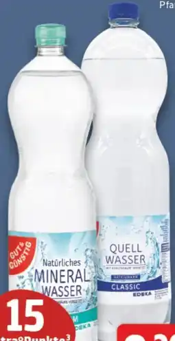 E-Center Gut & Günstig Mineralwasser Angebot