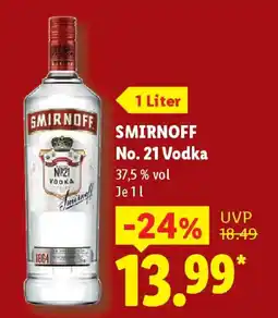 Lidl SMIRNOFF No. 21 Vodka Angebot
