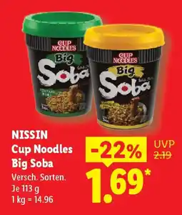 Lidl NISSIN Cup Noodles Angebot