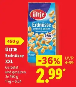 Lidl ültje Erdnüsse XXL Angebot
