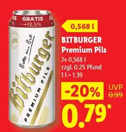 Lidl BITBURGER Premium Pils Angebot