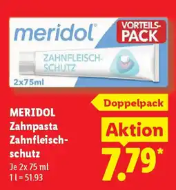 Lidl MERIDOL Zahnpasta Zahnfleisch- schutz Angebot
