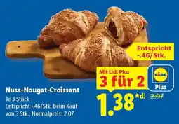 Lidl Nuss-Nougat-Croissant Angebot