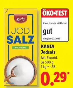 Lidl Kania Jodsalz Angebot