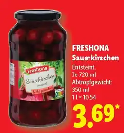 Lidl FRESHONA Sauerkirschen Angebot
