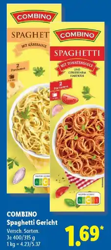 Lidl COMBINO Spaghetti Gericht Angebot