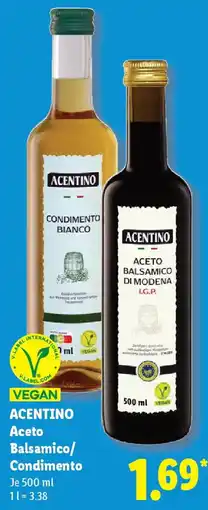 Lidl ACENTINO Aceto Balsamico/ Condimento Angebot