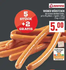 Marktkauf Rasting wiener würstchen Angebot
