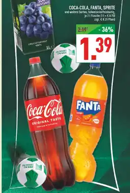 Marktkauf Coca-cola, fanta, sprite Angebot