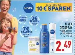 Marktkauf Nivea deospray Angebot