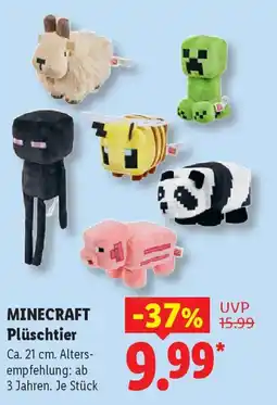 Lidl MINECRAFT Plüschtier Angebot