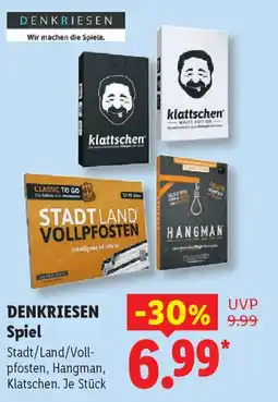 Lidl DENKRIESEN Spiel Angebot