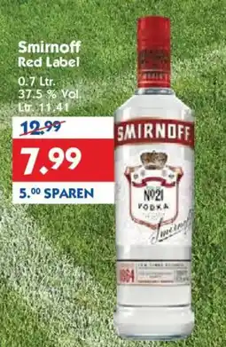 Hol'ab Getränkemarkt Smirnoff Red Label Angebot