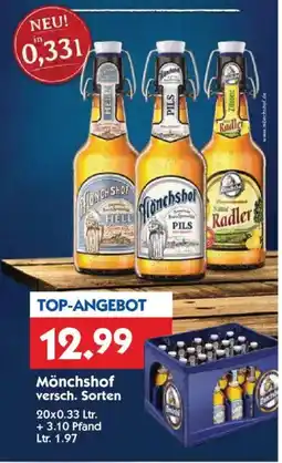 Hol'ab Getränkemarkt Mönchshof versch. Sorten Angebot