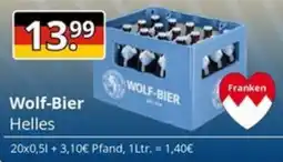 Sagasser Wolf-Bier Helles Angebot