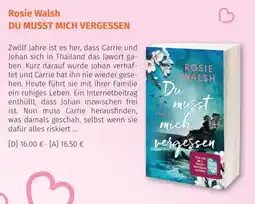 Müller Rosie Walsh Du musst mich vergessen Angebot