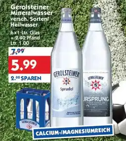 Hol'ab Getränkemarkt Gerolsteiner Mineralwasser Angebot