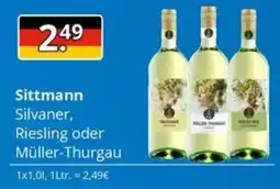 Sagasser Sittmann Silvaner, Riesling oder Müller-Thurgau Angebot
