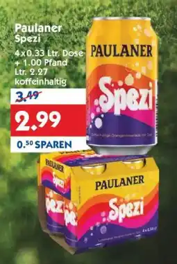 Hol'ab Getränkemarkt Paulaner Spezi Angebot