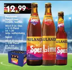 Hol'ab Getränkemarkt Paulaner Spezi/Limo Angebot