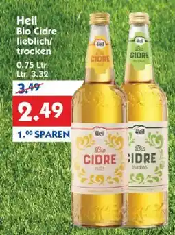 Hol'ab Getränkemarkt Heil Bio Cidre Angebot