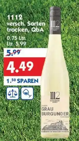 Hol'ab Getränkemarkt 1112 GRAU BURGUNDER Angebot