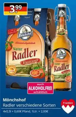 Sagasser Mönchshof Radler Blutorange Angebot