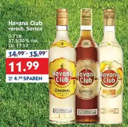 Hol'ab Getränkemarkt Havana Club versch. Sorten Angebot