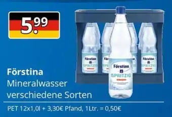 Sagasser Förstina Mineralwasser Angebot