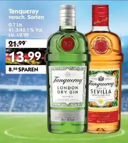 Hol'ab Getränkemarkt Tanqueray versch. Sorten Angebot