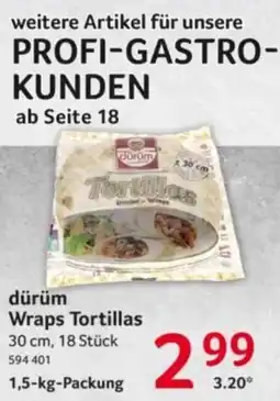 Selgros dürüm Wraps Tortillas Angebot